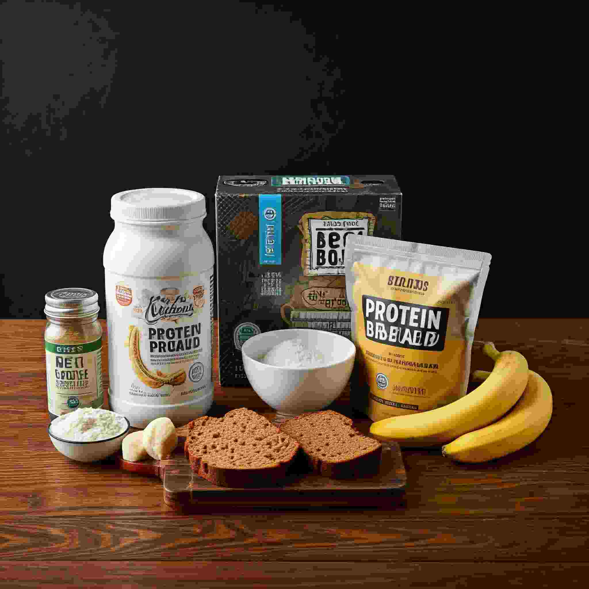 Ingredients for the Best Protein Banana Bread